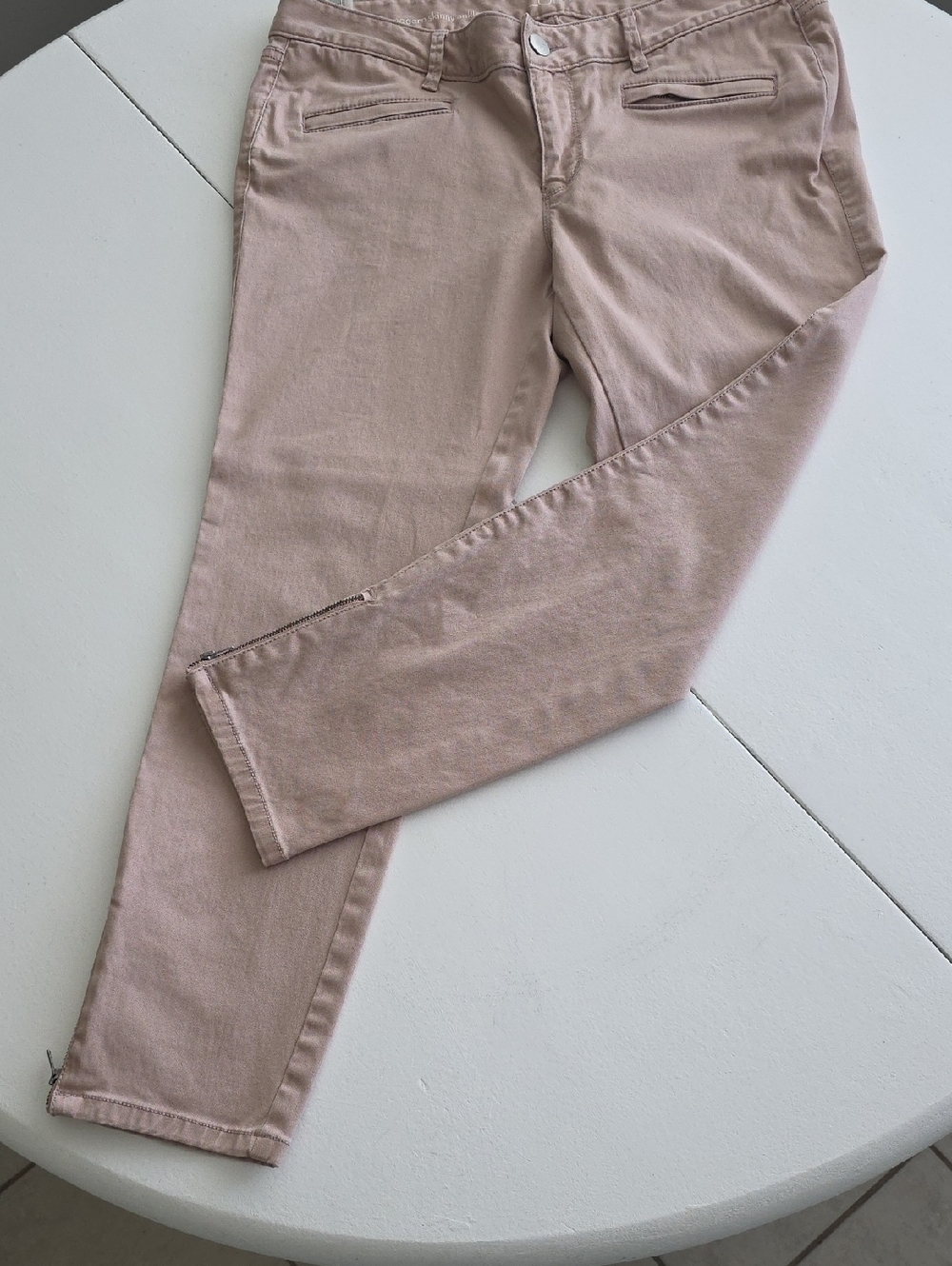LOFT Women's Beige Ankle Jeans